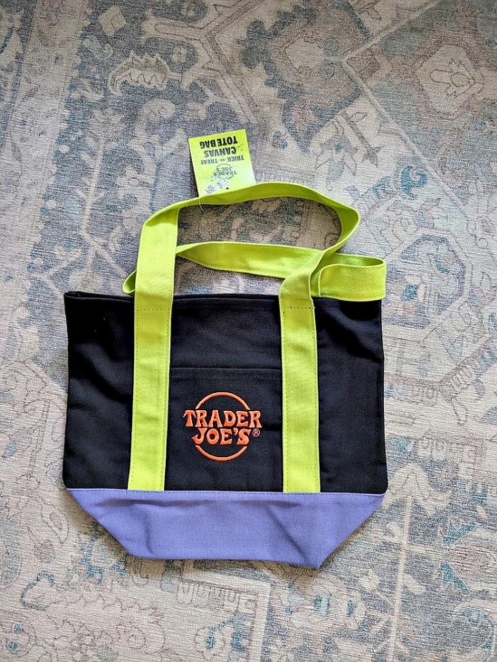Trader Joe's Trick-or-Treat Mini Canvas Tote Bag